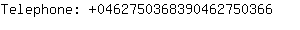 Telephone: 046275036839046275....