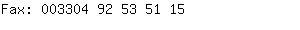 Fax: 003304 92 53 5....