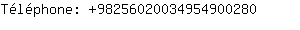 Tlphone: 9825602003495490....