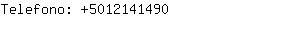 Telefono: 501214....