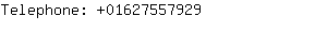 Telephone: 0162755....