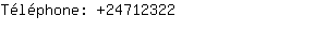 Téléphone: 2471....