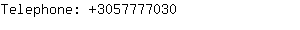 Telephone: 305777....