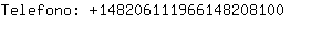 Telefono: 14820611196614820....