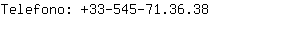 Telefono: 33-545-71.3....