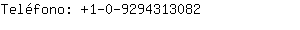Teléfono: 1-0-929431....