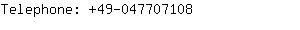 Telephone: 49-04770....