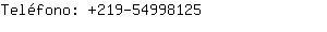 Teléfono: 219-5499....