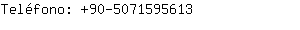 Teléfono: 90-507159....