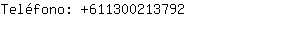 Teléfono: 61130021....