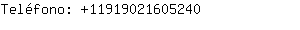 Teléfono: 1191902160....