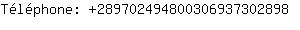 Tlphone: 28970249480030693730....