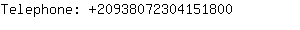 Telephone: 2093807230415....