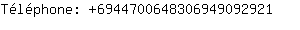 Tlphone: 694470064830694909....