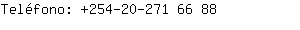 Telfono: 254-20-271 6....