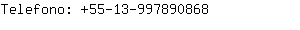 Telefono: 55-13-99789....