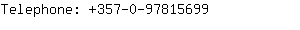 Telephone: 357-0-9781....