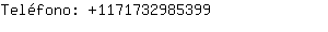 Teléfono: 117173298....