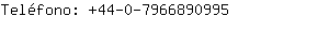 Teléfono: 44-0-796689....