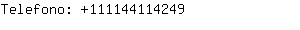 Telefono: 11114411....