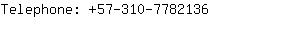 Telephone: 57-310-778....