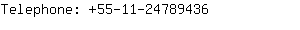 Telephone: 55-11-2478....