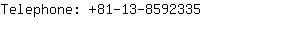 Telephone: 81-13-859....