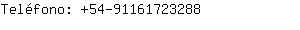 Teléfono: 54-9116172....