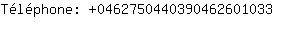 Tlphone: 046275044039046260....