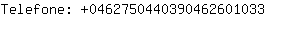 Telefone: 046275044039046260....
