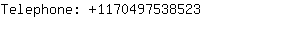 Telephone: 117049753....