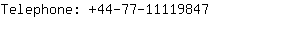 Telephone: 44-77-1111....
