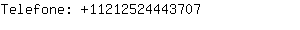 Telefone: 1121252444....