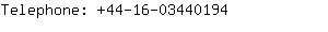 Telephone: 44-16-0344....