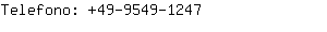 Telefono: 49-9549-....