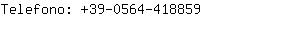 Telefono: 39-0564-41....