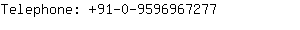 Telephone: 91-0-959696....