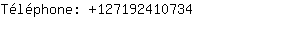 Téléphone: 12719241....