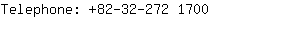 Telephone: 82-32-272 ....