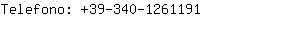 Telefono: 39-340-126....