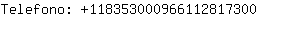 Telefono: 11835300096611281....