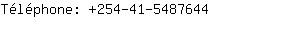 Tlphone: 254-41-548....