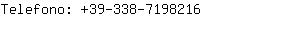 Telefono: 39-338-719....