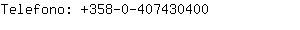 Telefono: 358-0-40743....