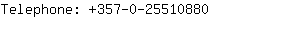 Telephone: 357-0-2551....