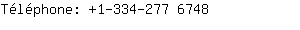 Tlphone: 1-334-277 ....