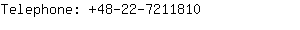 Telephone: 48-22-721....