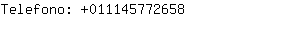 Telefono: 01114577....