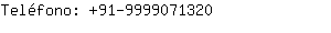 Teléfono: 91-999907....