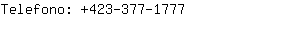 Telefono: 423-377-....